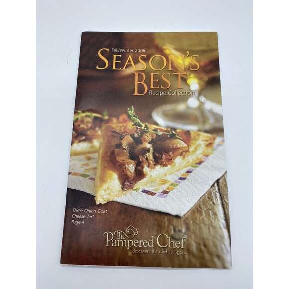 Lot of 4 The Pampered Chef Season's Best Recipes Collection Cookbooks - Picture 4 of 9